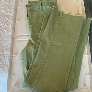Zara Olive Casual Trousers